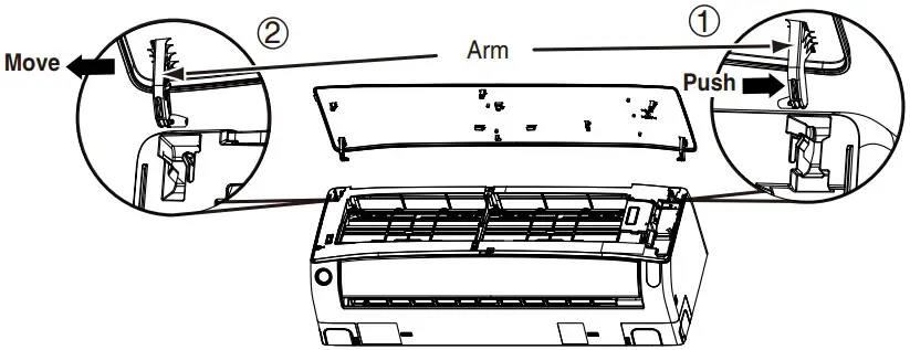 How to remove the front cover