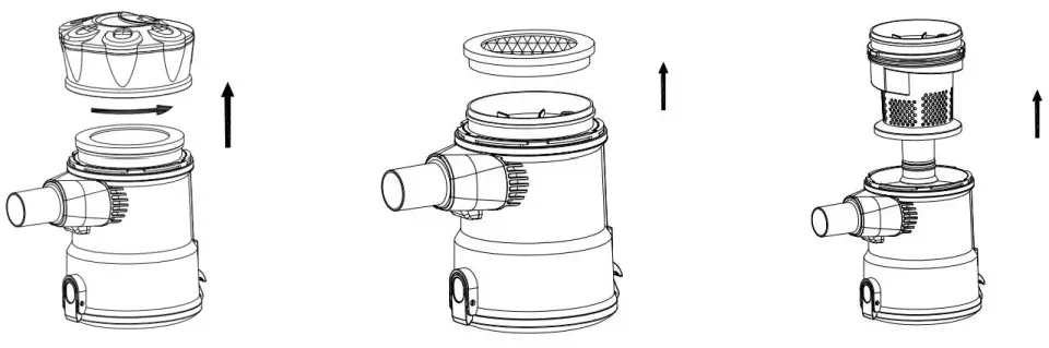 vytronix HSV3 Corded Stick Vacuum Cleaner - reusing the cleaner