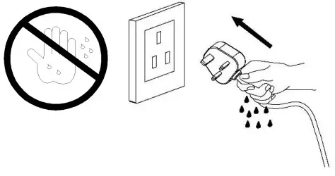 vytronix HSV3 Corded Stick Vacuum Cleaner - socket when your hands