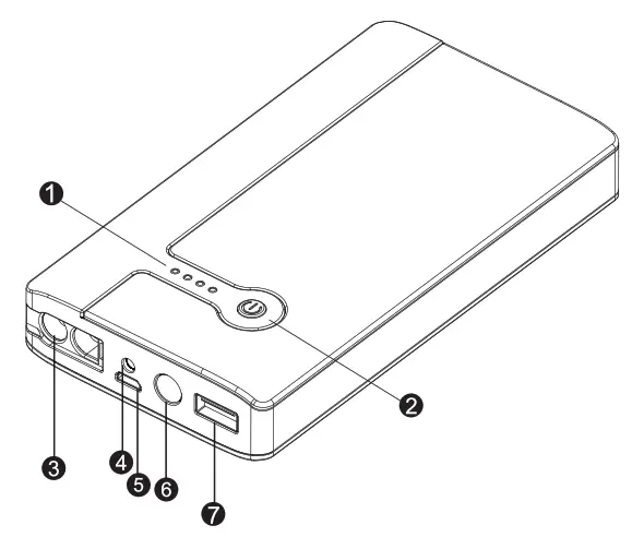 POWERTECH MB3763 Jump Starter And Powerbank - 1