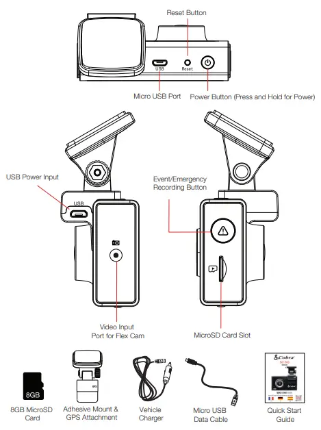 Cobra DASH CAM SC 200 - 2