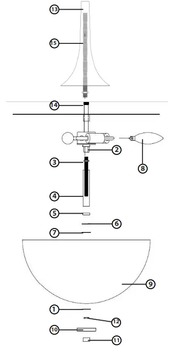 FREDRICK RAMOND FR41027 Inez Medium Pendant - fig 1