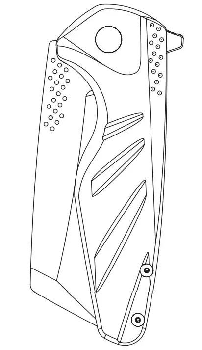 OKINIFE Gaur Beige Small Folding Knife