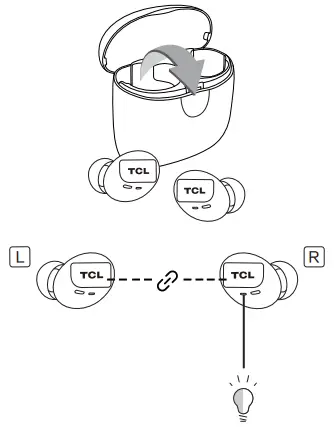 Pair the earphones 1