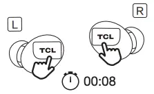 Reset the earphones 1