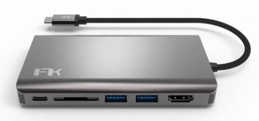 FeeLTEK 8 in 1 USB-C Portable Hub