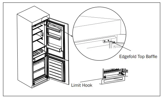 GERMAN REF-365 2 Doors Built In Refrigerator - fig 15