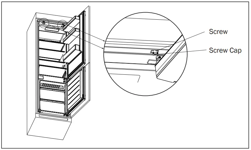 GERMAN REF-365 2 Doors Built In Refrigerator - fig 17