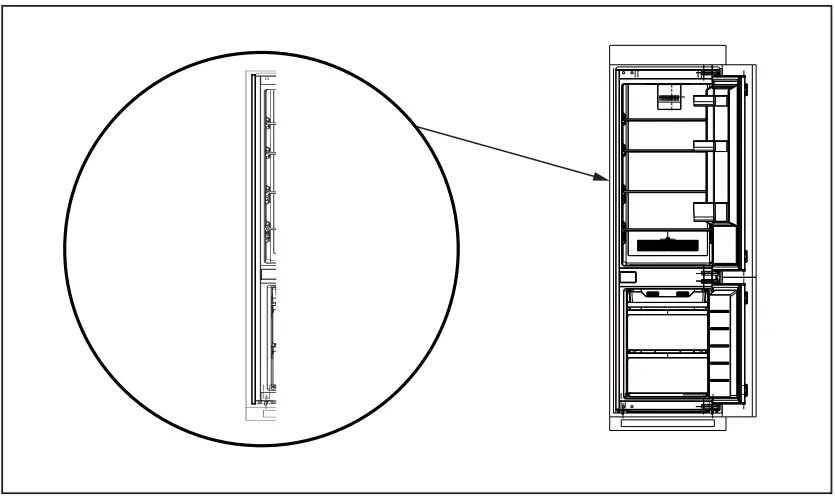 GERMAN REF-365 2 Doors Built In Refrigerator - fig 19