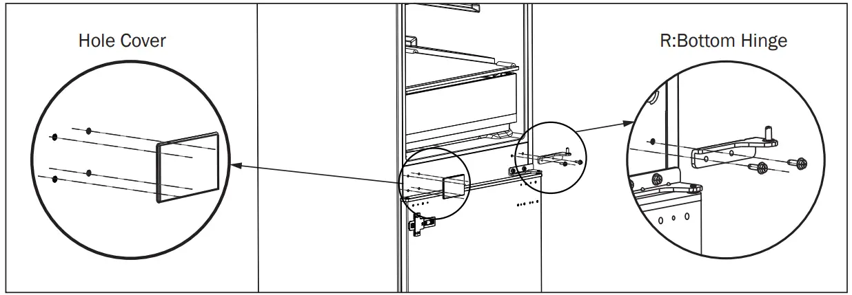 GERMAN REF-365 2 Doors Built In Refrigerator - fig 25