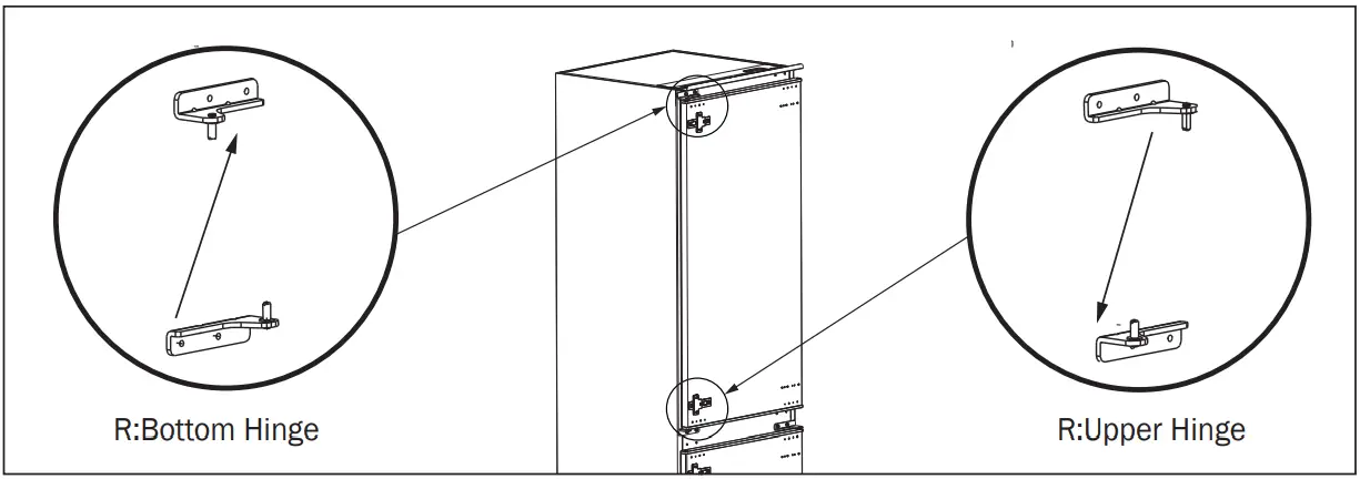 GERMAN REF-365 2 Doors Built In Refrigerator - fig 25