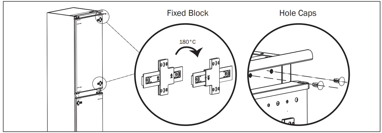 GERMAN REF-365 2 Doors Built In Refrigerator - fig 27