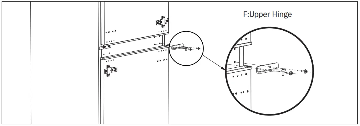 GERMAN REF-365 2 Doors Built In Refrigerator - fig 28