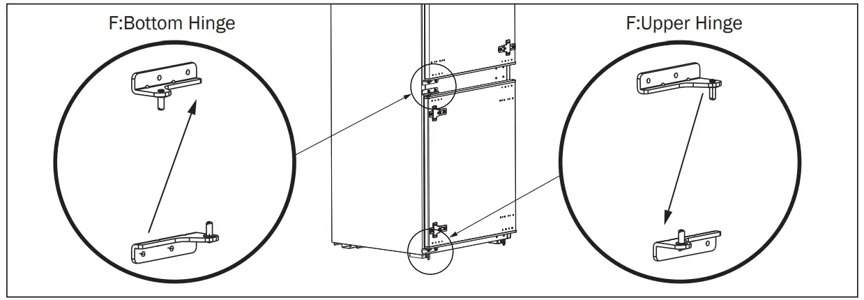 GERMAN REF-365 2 Doors Built In Refrigerator - fig 30