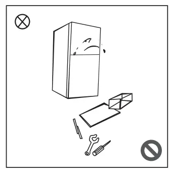 GERMAN REF-365 2 Doors Built In Refrigerator - fig 5