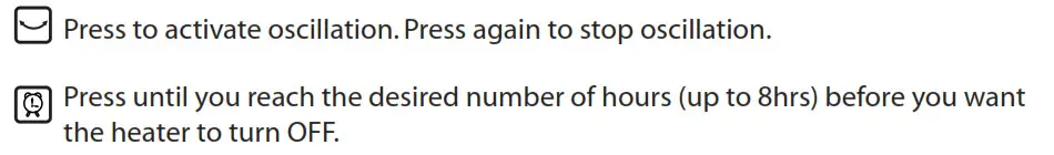 PureMate Ceramic Tower Heater PM 1550 - OPERATING INSTRUCTIONS 2