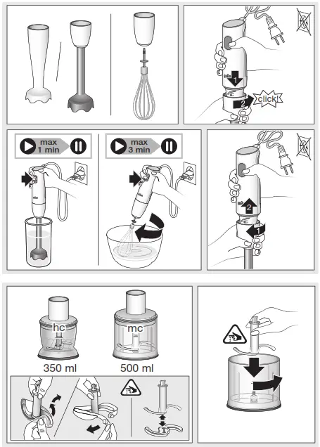 BRAUN MQ10.201M Tribute Collection Multi Quick 1 Soup Hand Blender - Fig2