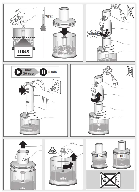 BRAUN MQ10.201M Tribute Collection Multi Quick 1 Soup Hand Blender - Fig3