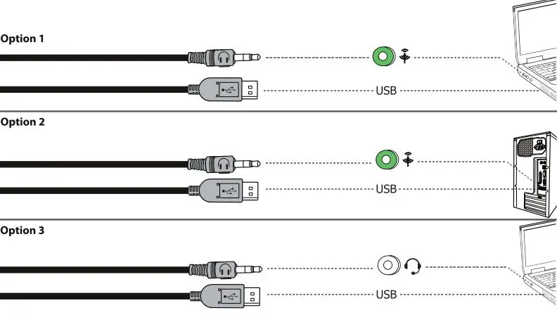 Trust 20179 Arys 2.0 Speaker Set 14 W User Guide - Connecting Audio