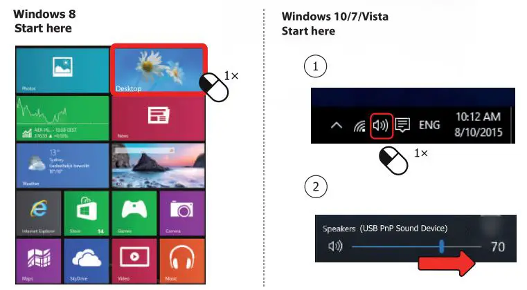Trust 20179 Arys 2.0 Speaker Set 14 W User Guide - Installation Win 10 8 7