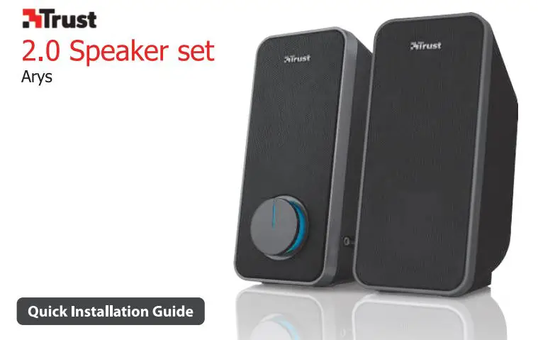 Trust 20179 Arys 2.0 Speaker Set 14 W User Guide