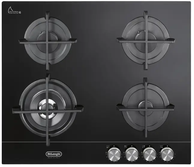 DeLonghi NSL 590D NCM 90cm 5 Burner Life Gas On Glass Cooktop