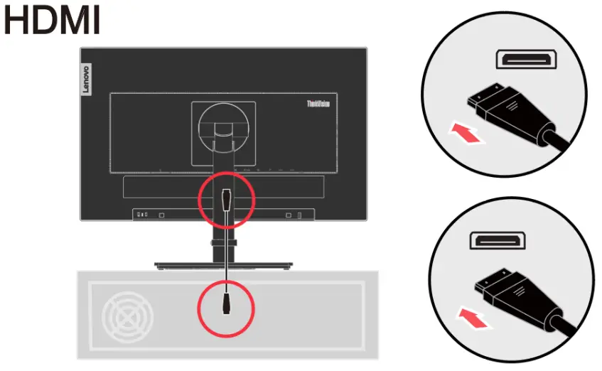 Lenovo D21238FT0 T24m 29 Flat Panel Monitor - HDMI cable