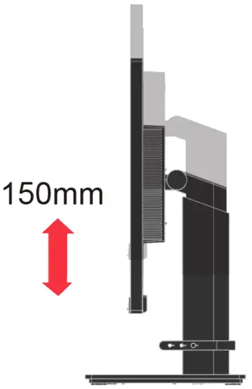 Lenovo D21238FT0 T24m 29 Flat Panel Monitor - Height Adjustment