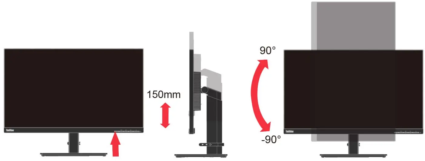 Lenovo D21238FT0 T24m 29 Flat Panel Monitor - Monitor Pivot