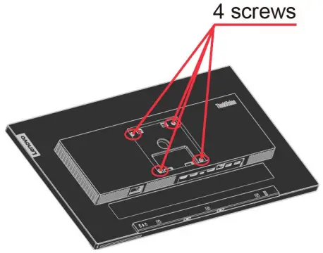 Lenovo D21238FT0 T24m 29 Flat Panel Monitor - Wall Mounting