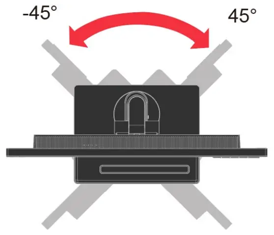 Lenovo D21238FT0 T24m 29 Flat Panel Monitor - pedestal