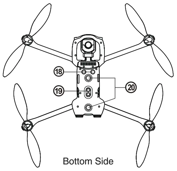 AUTEL EVO II Series Drone Camera - Bottom