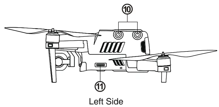 AUTEL EVO II Series Drone Camera -- Left