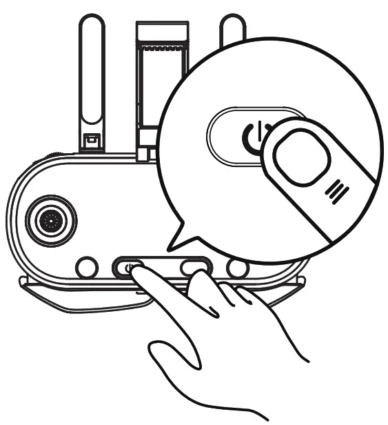 AUTEL EVO II Series Drone Camera -- power on