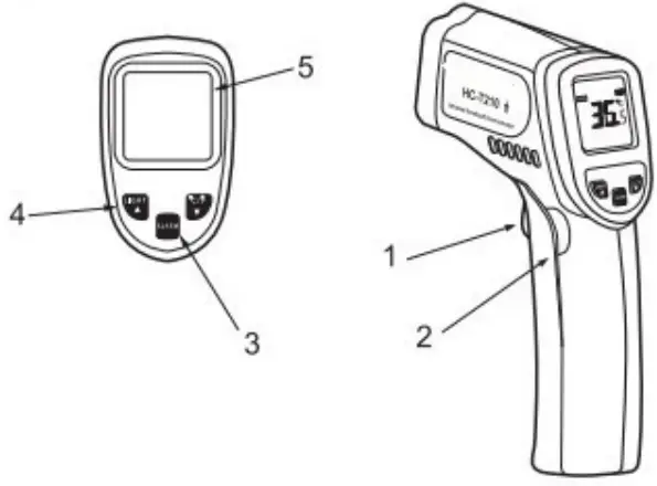 bioline HC-T11 Infrared Forehead Thermometer -2