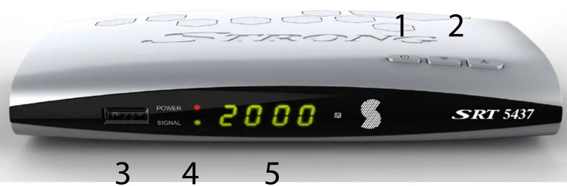 STRONG SRT 5437 High Definition Digital Receiver -figure 2