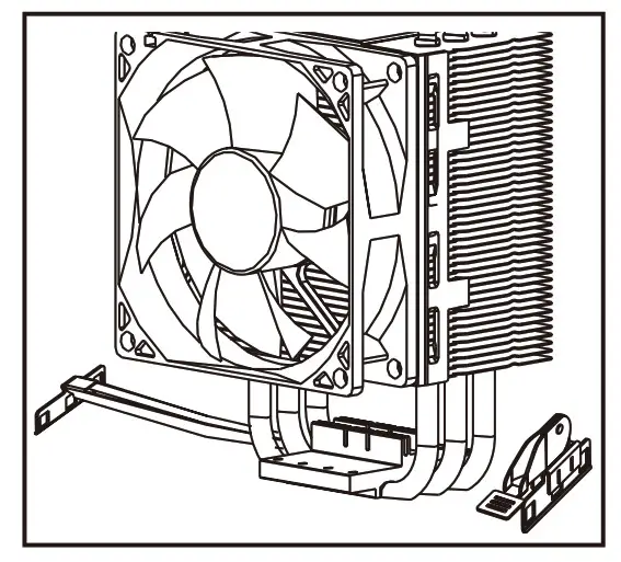 Assemble the retention plate 1
