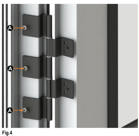 LIPPERT RV Entry Door Friction Hinge Kit -FIGURE 5