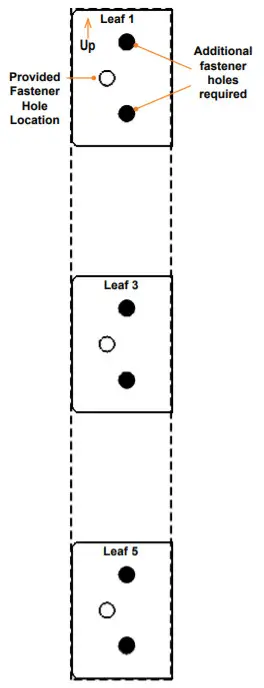 LIPPERT RV Entry Door Friction Hinge Kit -FIGURE 7
