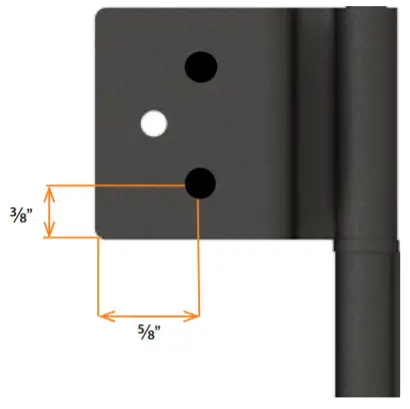 LIPPERT RV Entry Door Friction Hinge Kit -FIGURE 8