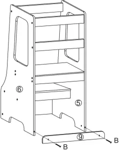 Kmart 42969303 Stand Up Stool ASSEMBLY 5