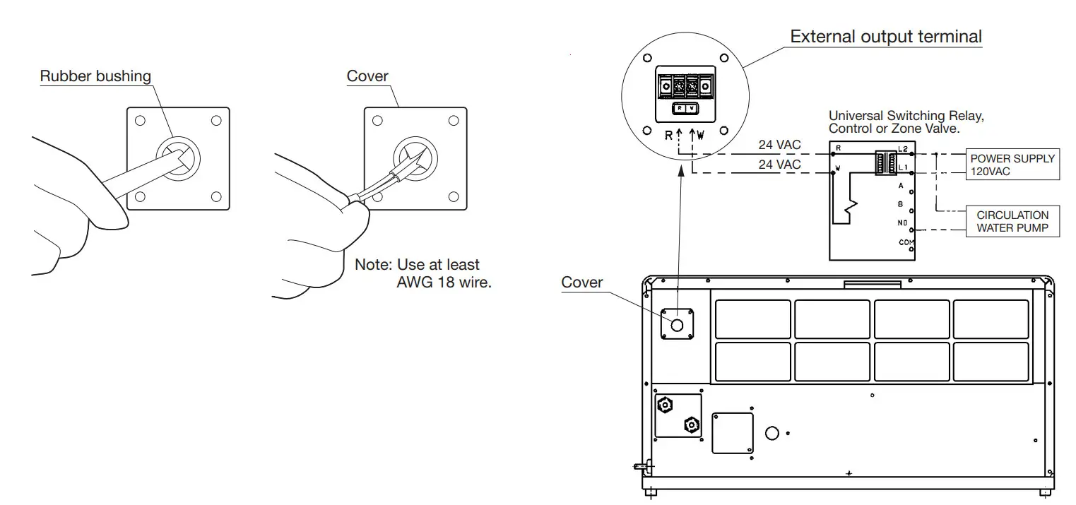 TOYOTOMI HC-20 Heat Converter - EXTERNAL OUTPUT