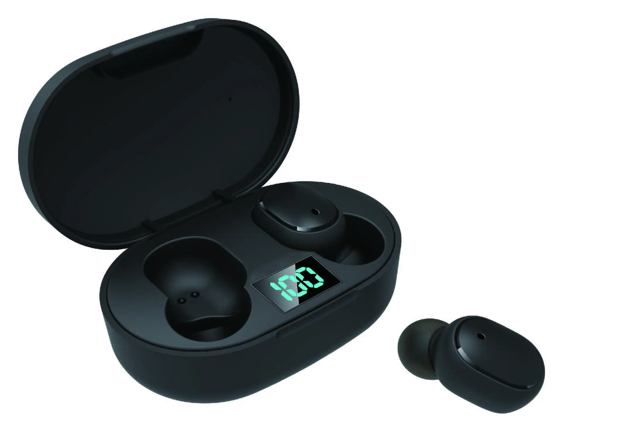 naxa NE-982 True Wireless Bluetooth Headset and Charging Case