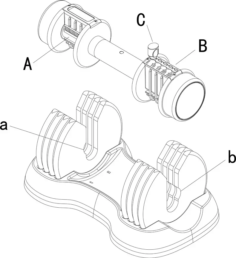 kogan FS25LBDMBLA 25LBS Adjustable Dumbbell - OPERATION