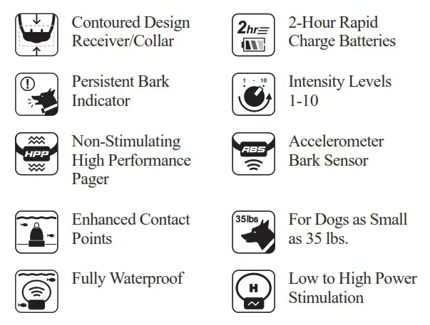 Dogtra YS600 No Bark Collars- Main Features