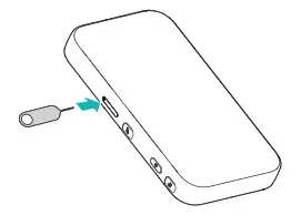 OPTUS MU5001 ZTE 5G Modem - Insert the nano SIM Card 1