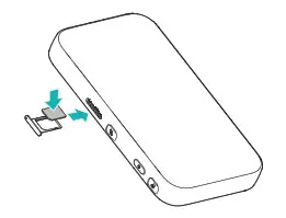 OPTUS MU5001 ZTE 5G Modem - Insert the nano SIM Card 2