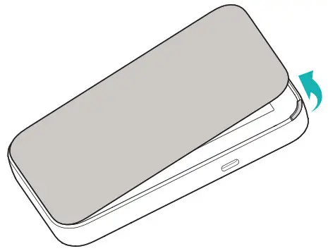 OPTUS MU5001 ZTE 5G Modem - Instal the Battery