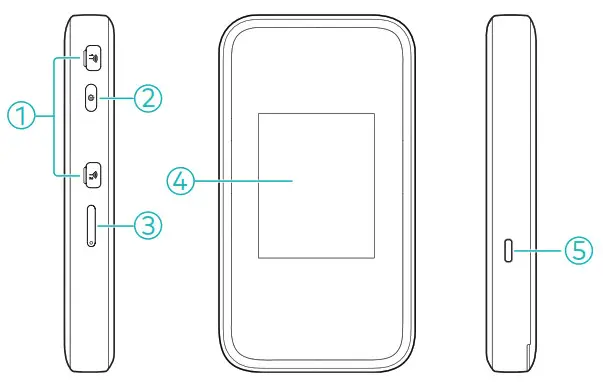 OPTUS MU5001 ZTE 5G Modem - Touch Screen Icons and Interfaces