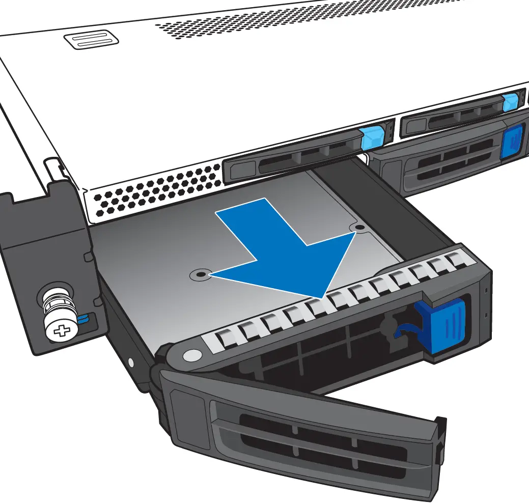 Install the Hard Disk Drives 02